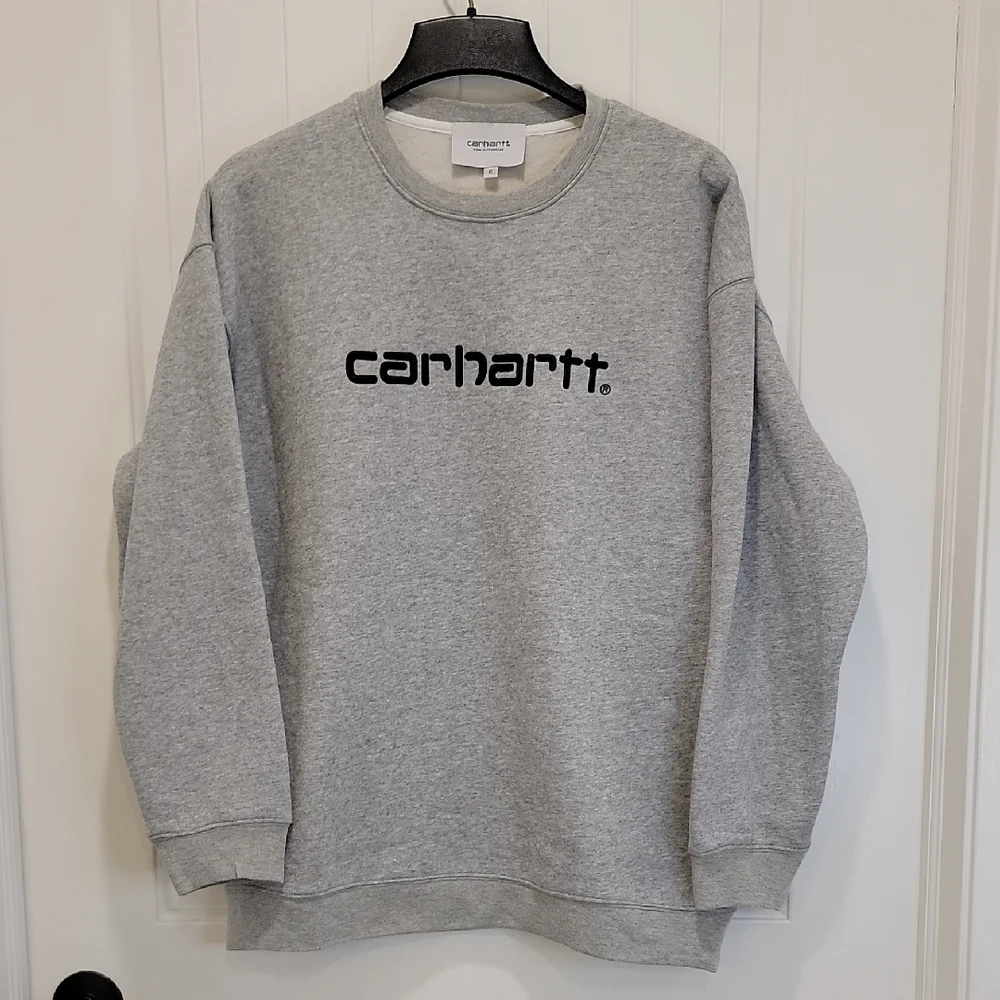 Carhartt WIP Grey Crew Neck Sweatshirt Size XL - Picture 1 of 7